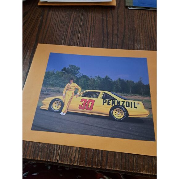 Vintage Michael Waltrip Pennzoil 30 Driver Card Bahari Racing NASCAR Winston Cup - Picture 1 of 2